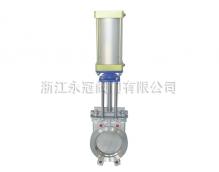 不銹鋼對(duì)夾式氣動(dòng)刀閘閥PZ673W